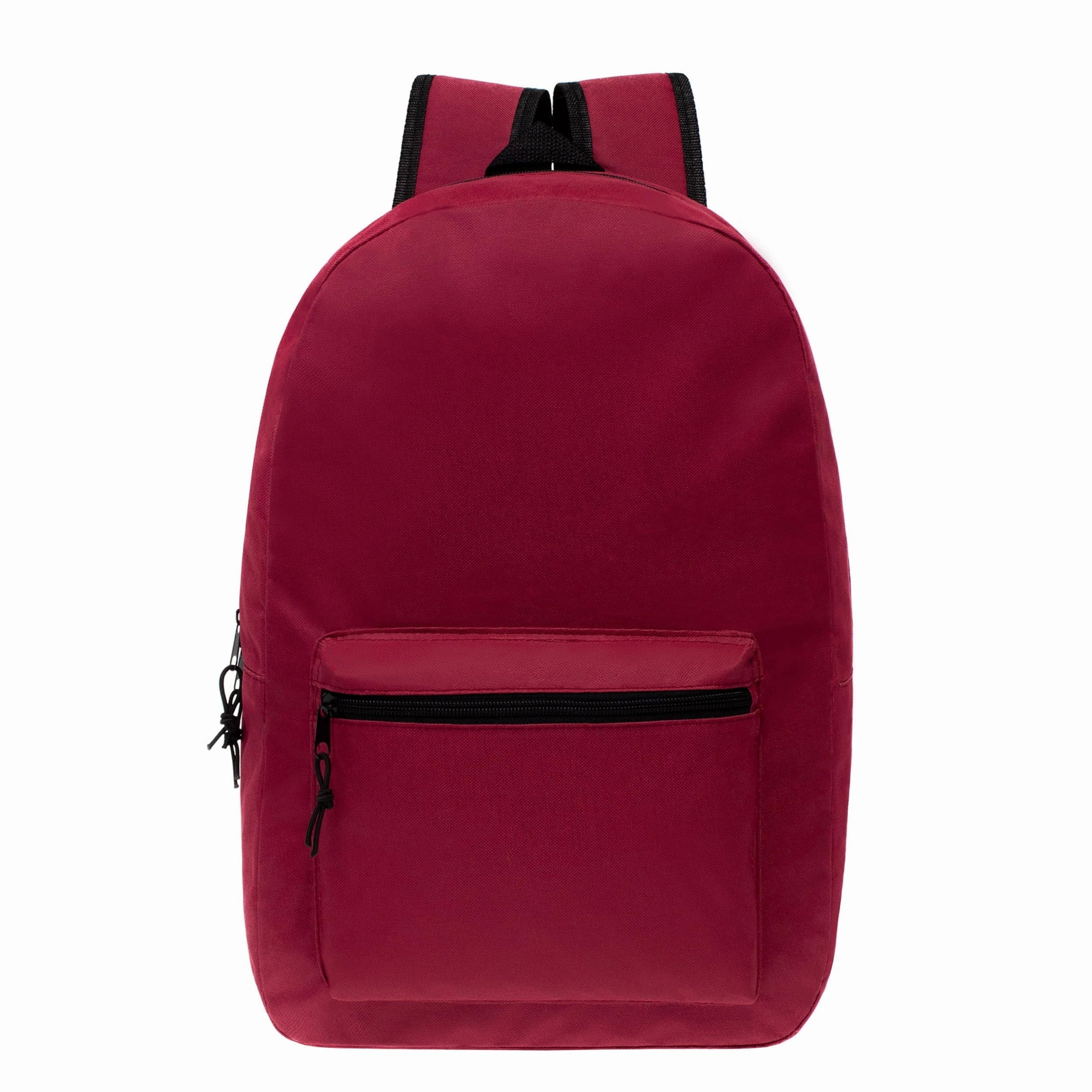 15" Kids Basic Wholesale Backpack in 6 Colors - Bulk Case of 24