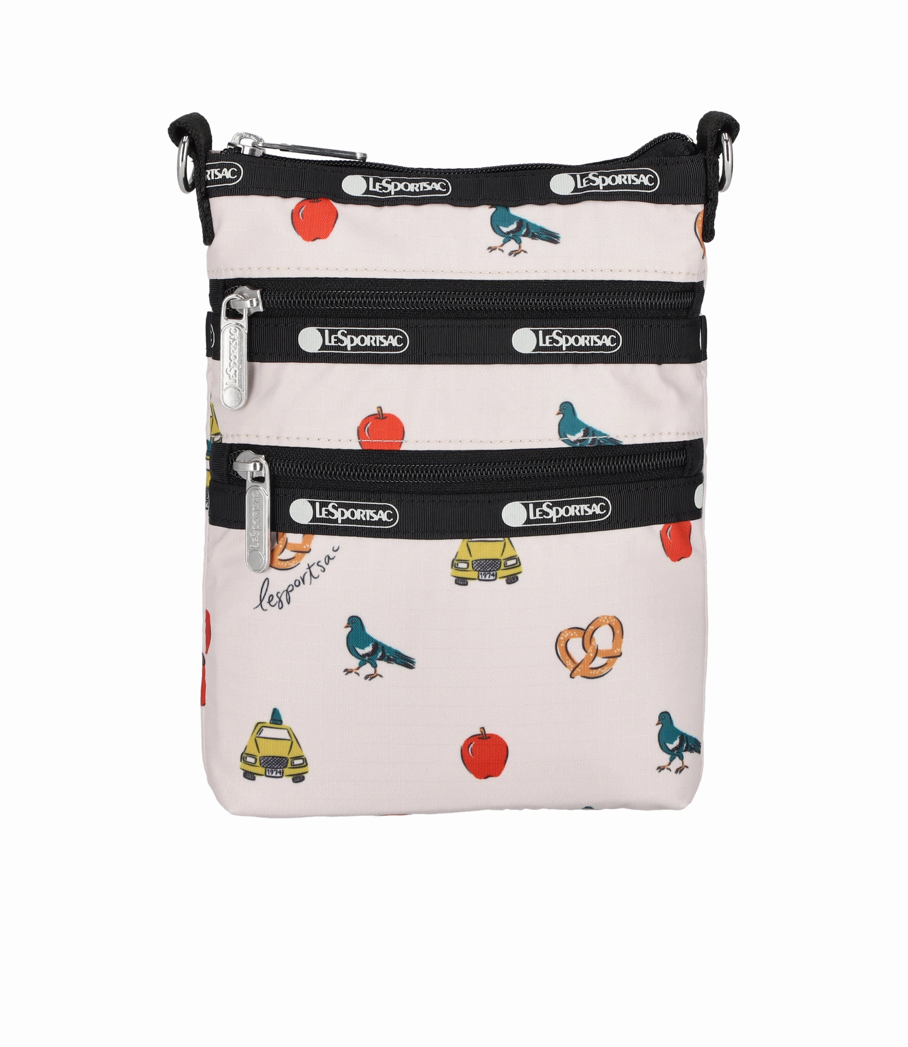 3-Zip Crossbody
