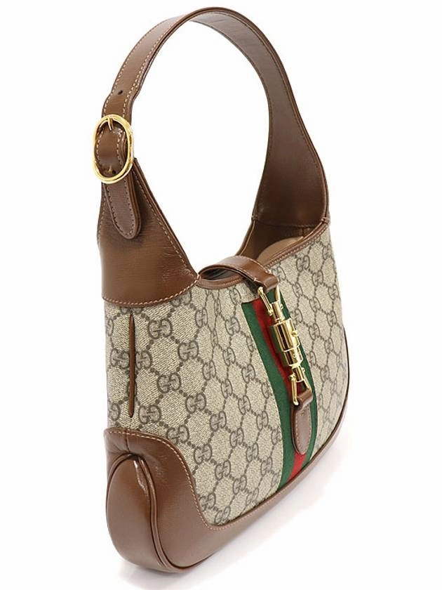 636706 GG Supreme Canvas Gold Plated Jackie 1961 Small Shoulder Bag