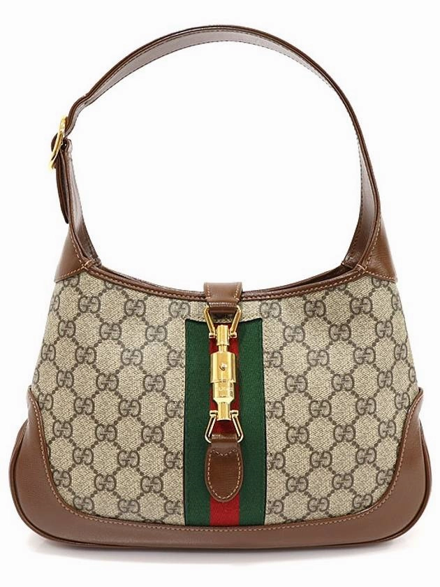 636706 GG Supreme Canvas Gold Plated Jackie 1961 Small Shoulder Bag