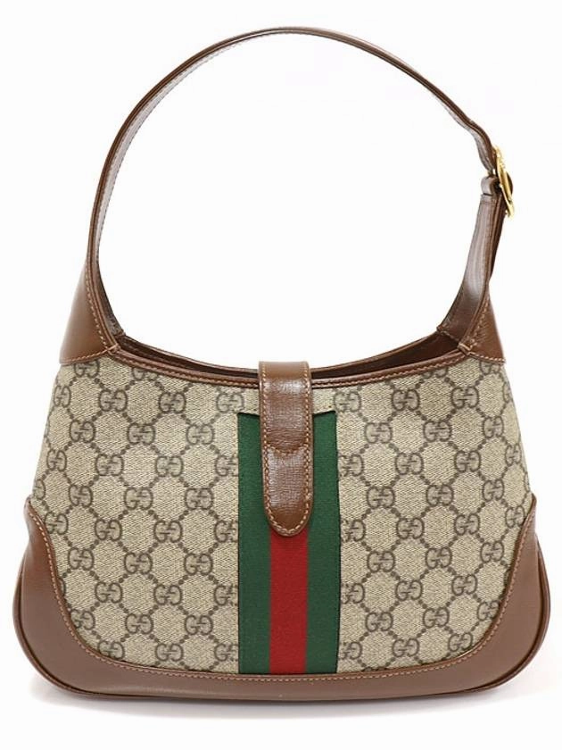 636706 GG Supreme Canvas Gold Plated Jackie 1961 Small Shoulder Bag