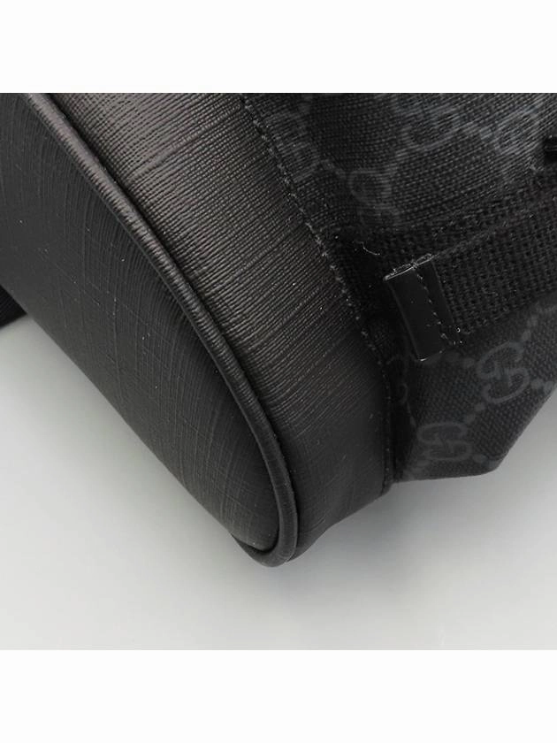 792080 Black GG Logo Supreme Canvas Men s Backpack