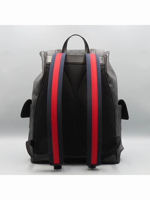 792080 Black GG Logo Supreme Canvas Men s Backpack