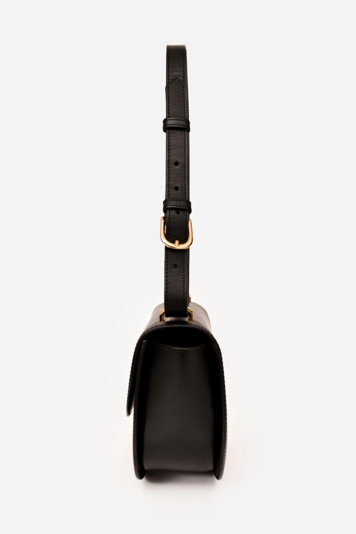 A.P.C. Black Leather Genve Crossbody (As Is)