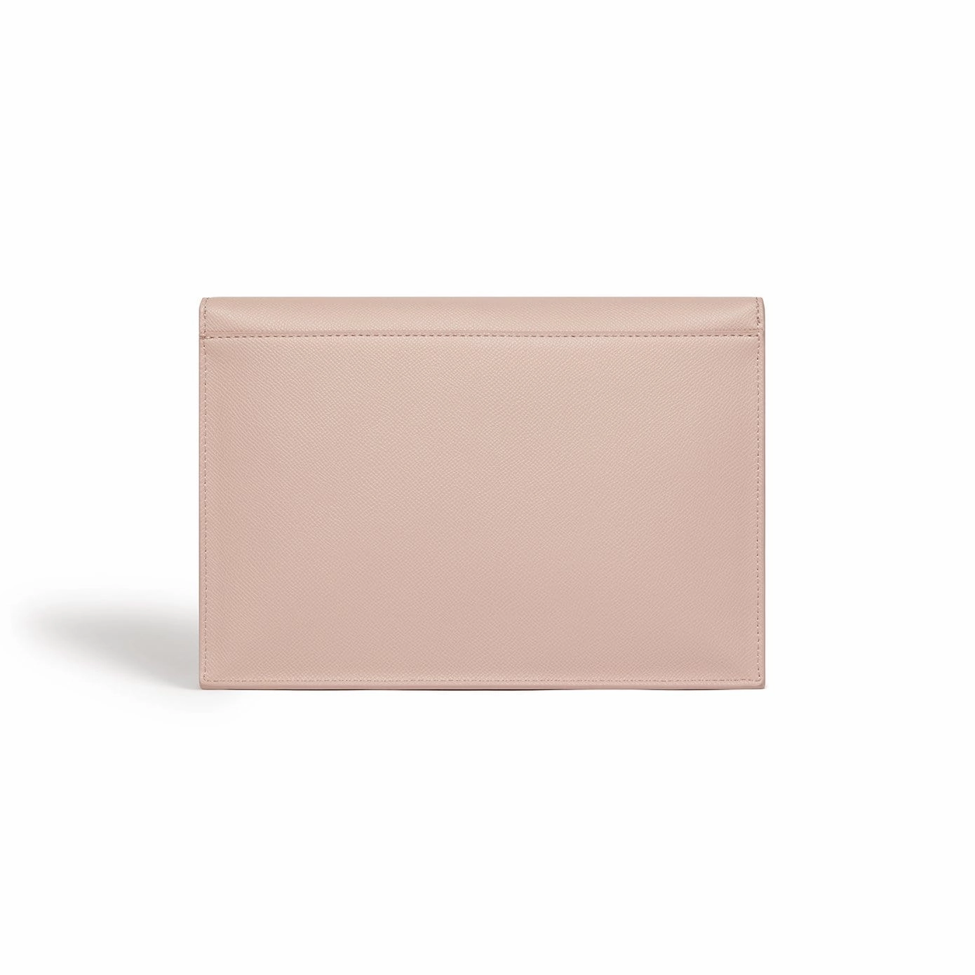 Alder Vegan Leather Clutch Crossbody Bag | Pink Nude