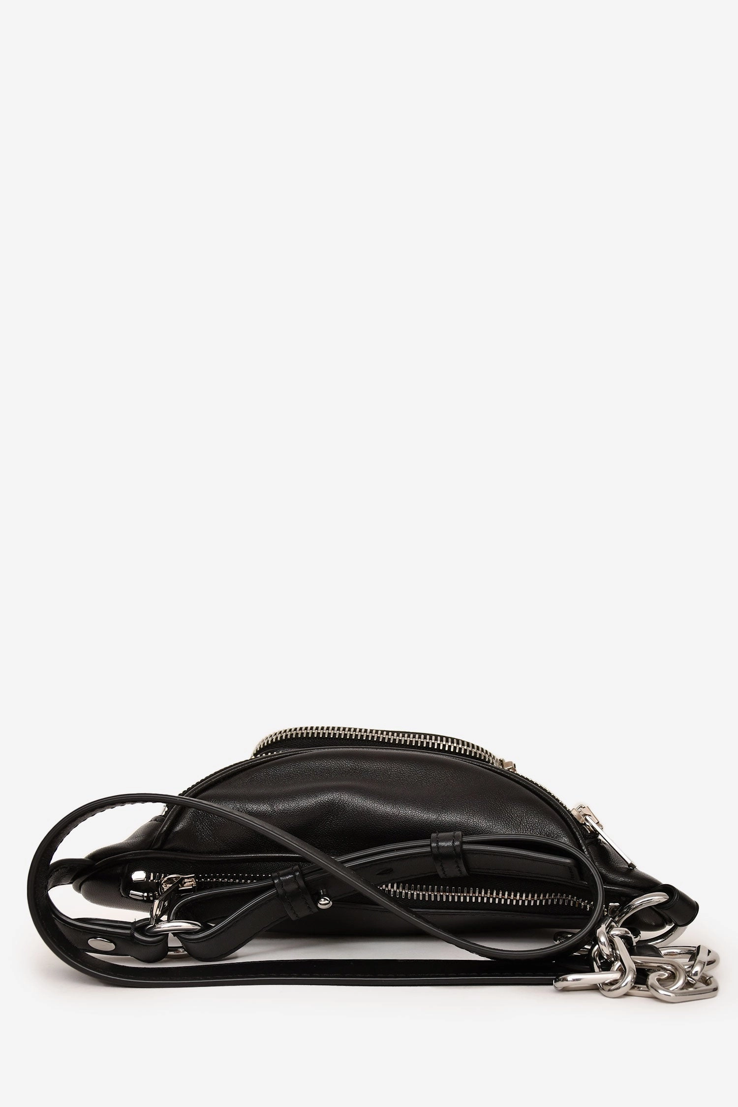 Alexander Wang Black Leather Mini Attico Belt Bag