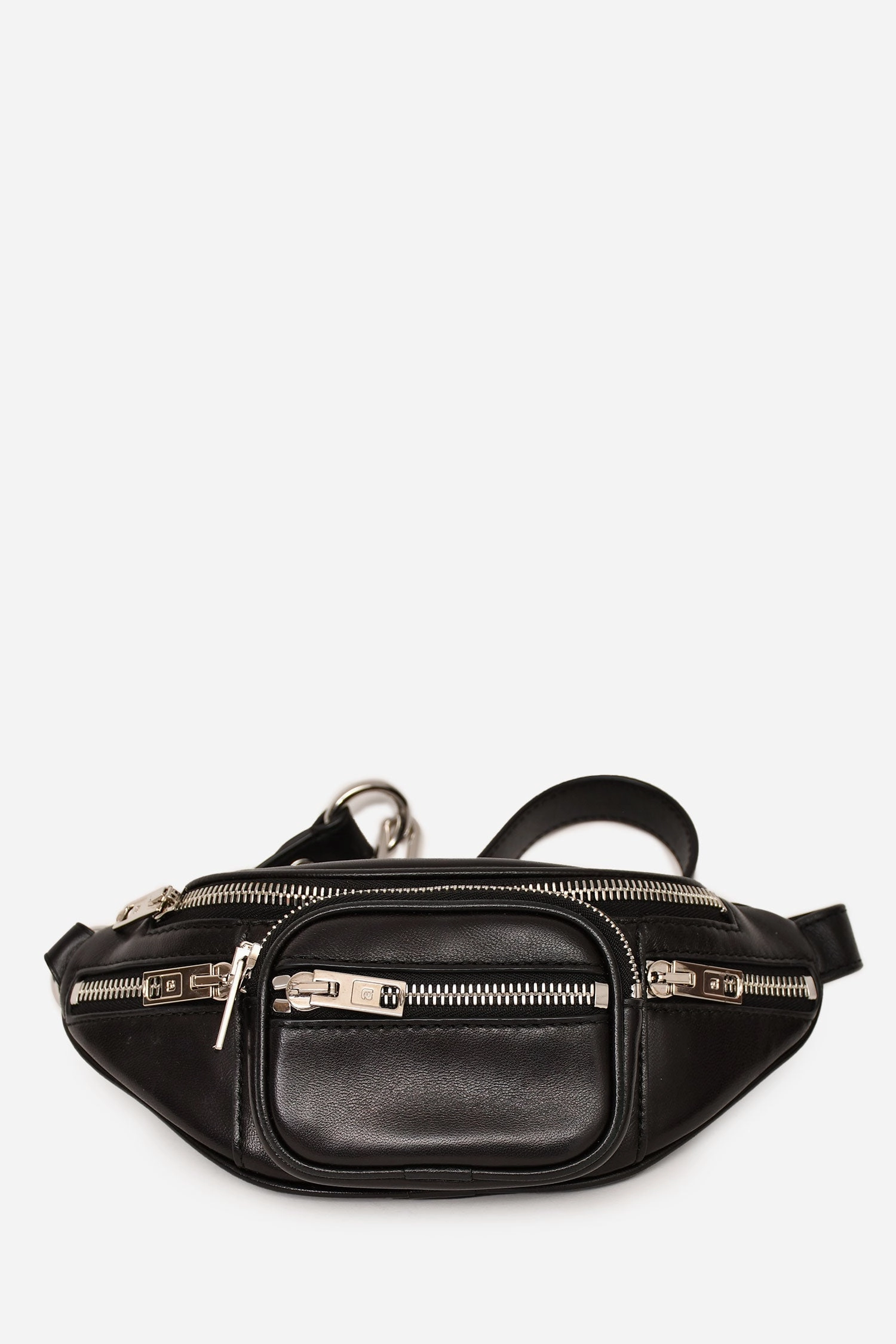Alexander Wang Black Leather Mini Attico Belt Bag