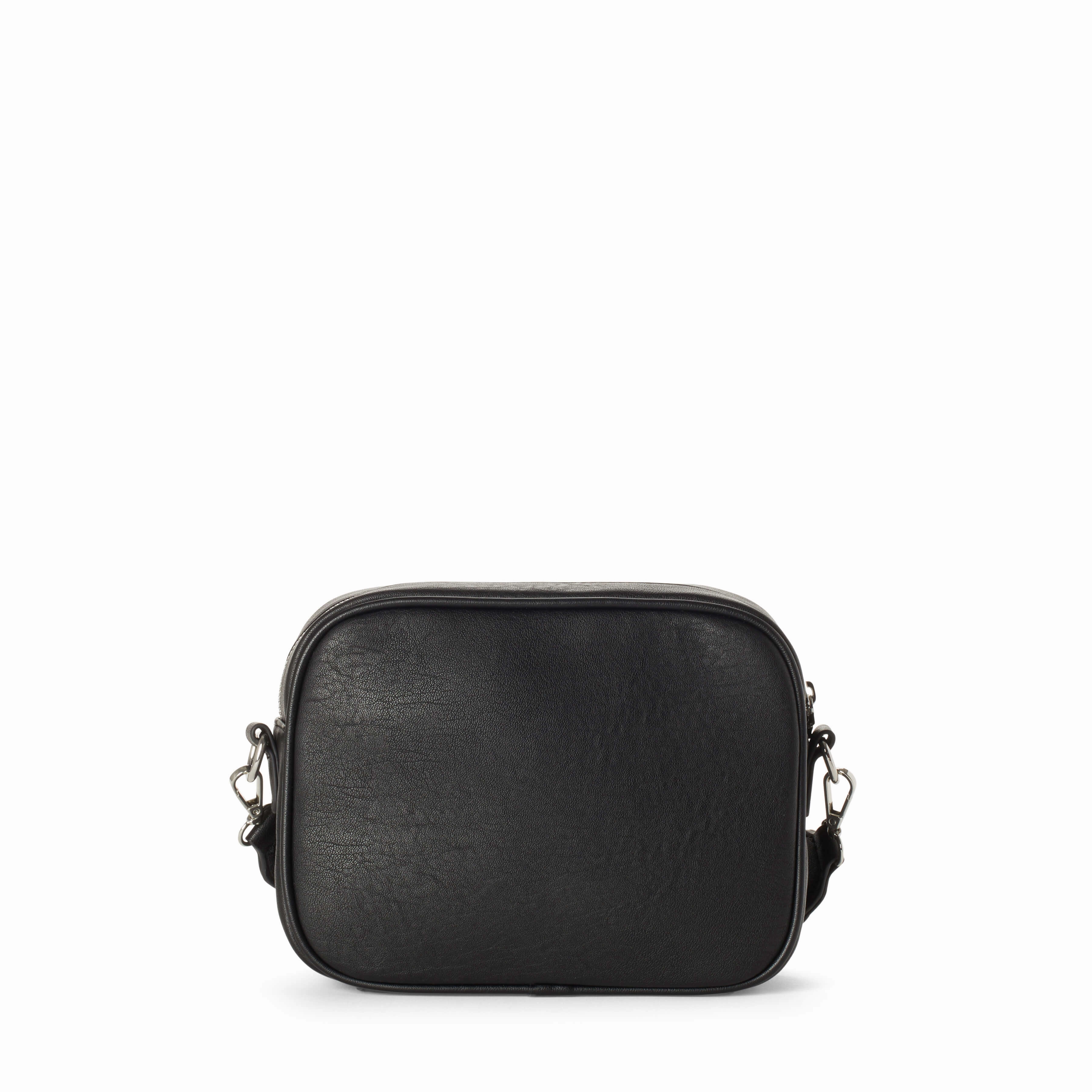 Alicia Vegan Crossbody Bag | Black