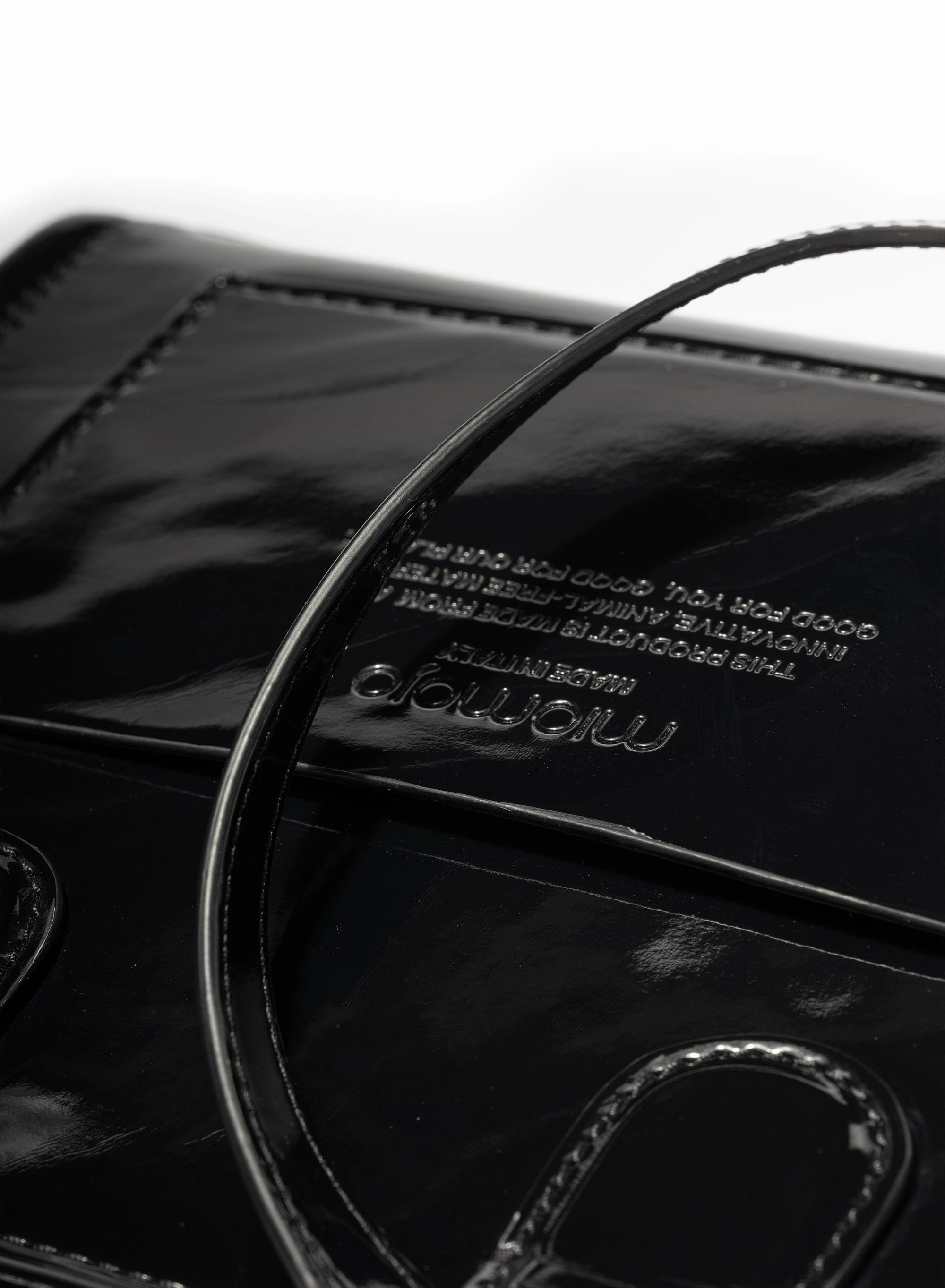 Alma M Corn Leather Vegan Tote Bag | Black