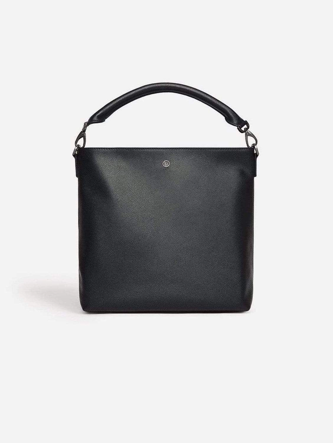 Alstonia Vegan Leather Hobo Bag | Black