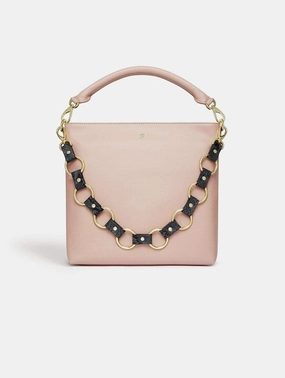 Alstonia Vegan Leather Hobo Bag | Pink Nude