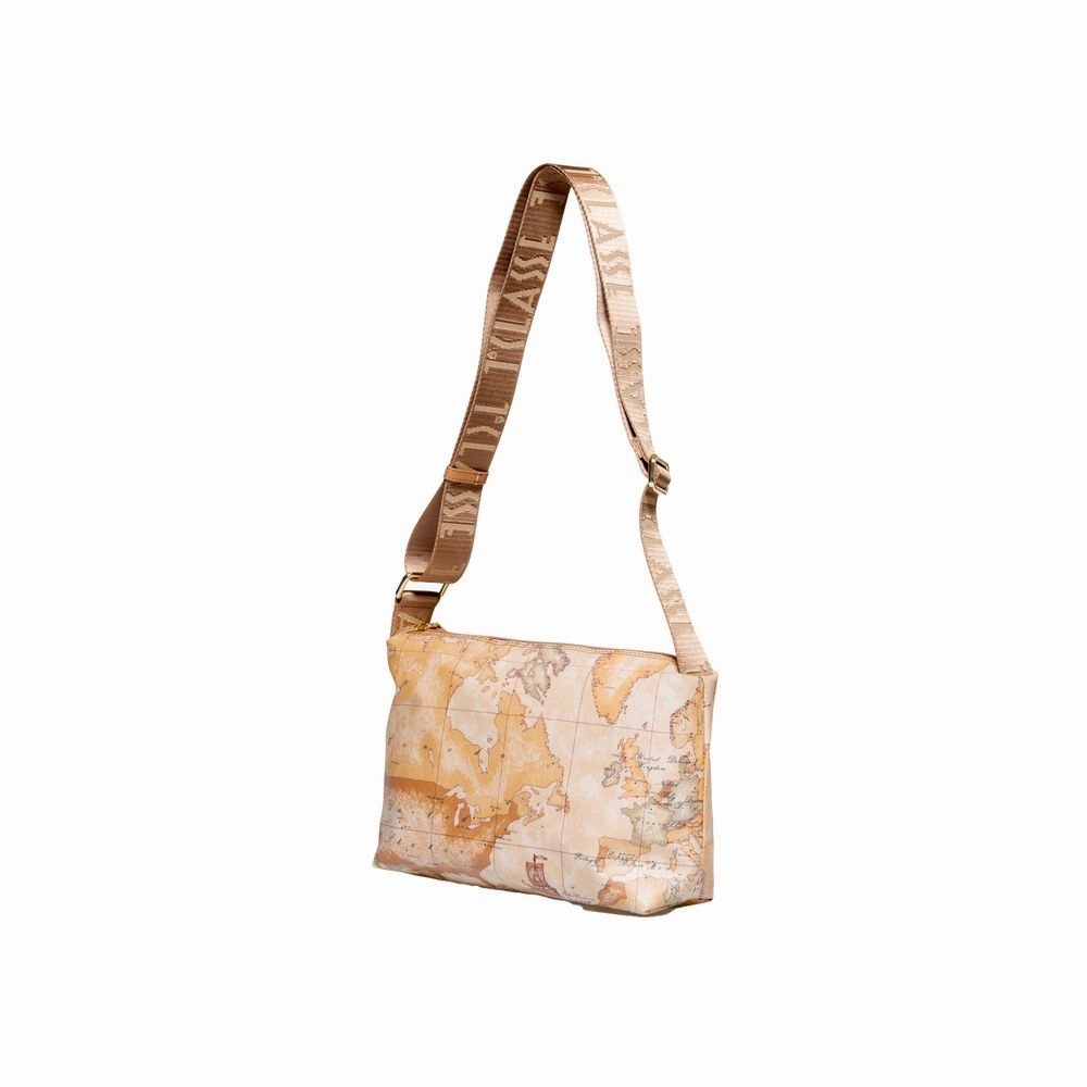 Alviero Martini Prima Classe Beige Polyethylene Handbag