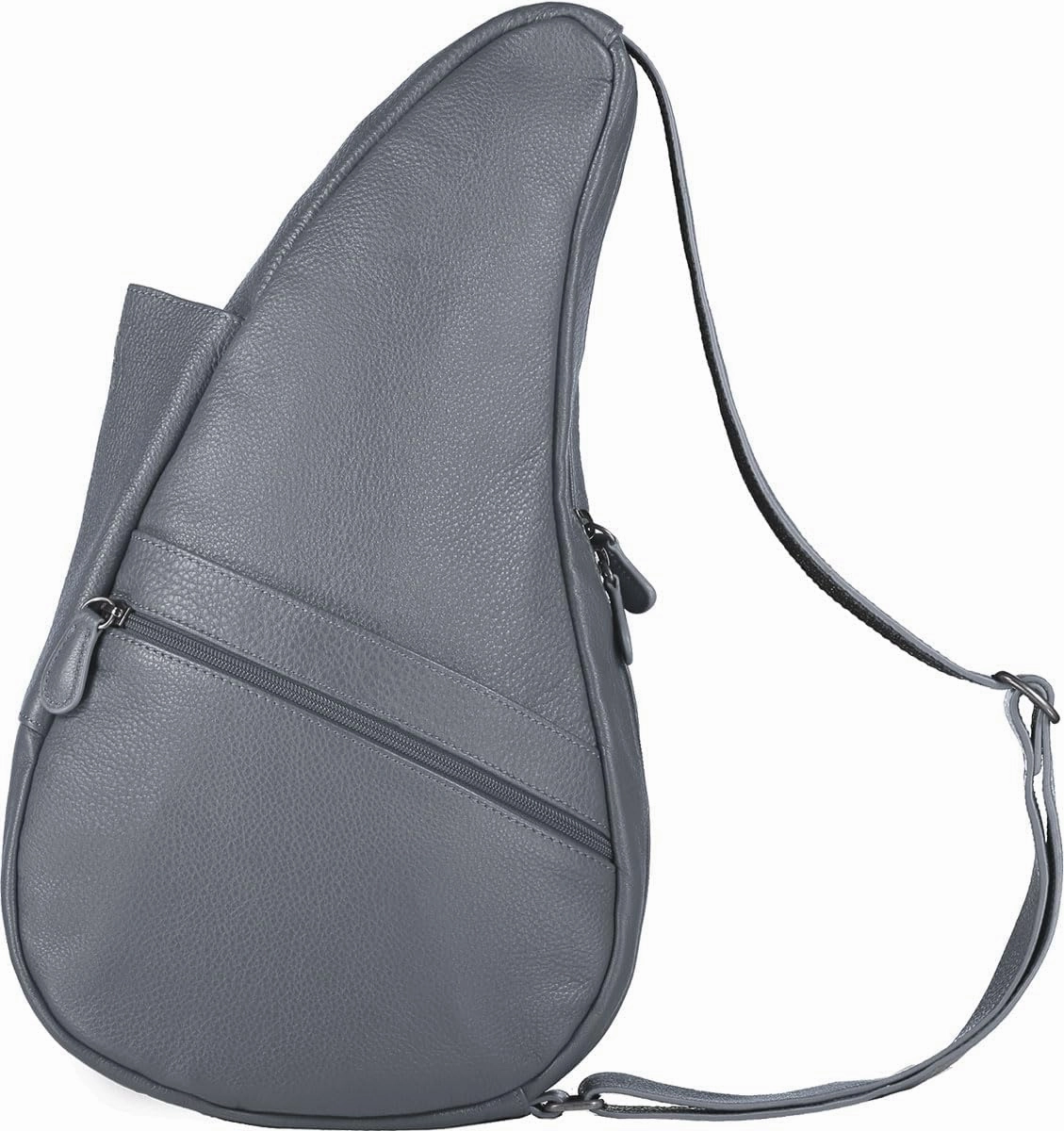 AmeriBag 15" Leather Crossbody Sling Healthy Back Bag