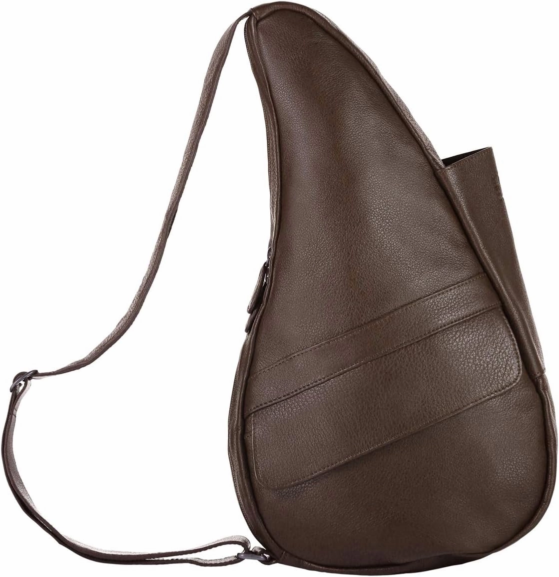 AmeriBag 17" Leather Crossbody Sling Healthy Back Bag