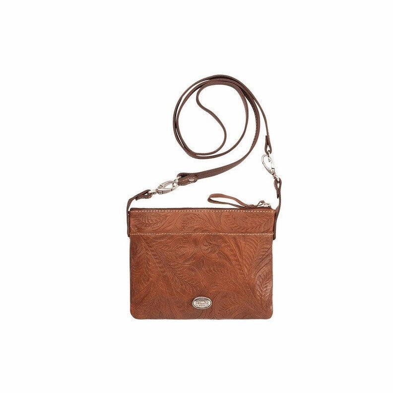 American West Western Handbag Crossbody Horse Design Brown 9365884 - 8 x 6 x 1