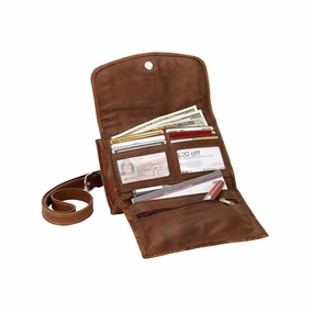 American West Western Handbag Lady Lace Crossbody Leather LCBT982 - 7.5 x 5 x 2.5