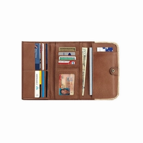 American West Western Wallet Womens Desert Wildflower Brown 5683282 - 7.5 x 4