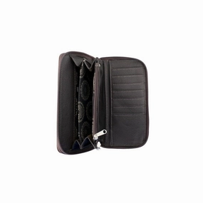 American West Western Wallet Womens Saddle Ridge Chocolate 2650082 - 8 x 4