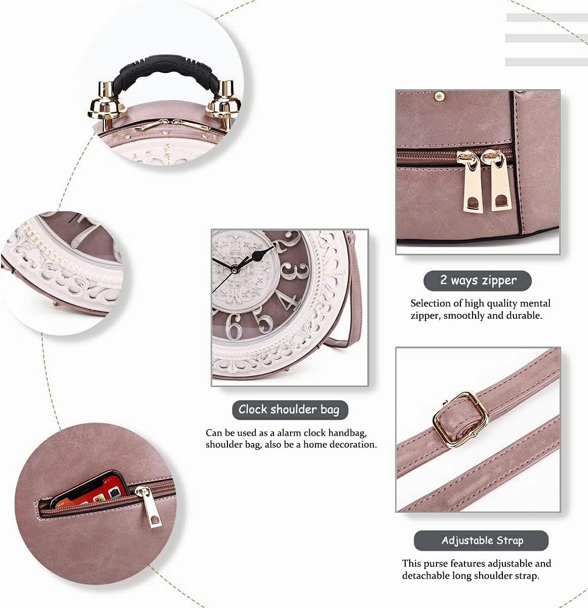 Angel Barcelo Crossbody Purse and Handbags for Women Fashion Ladies Shoulder Bag
