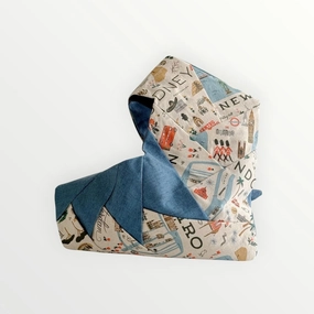 Around The World Origami-Inspired Heart Bag