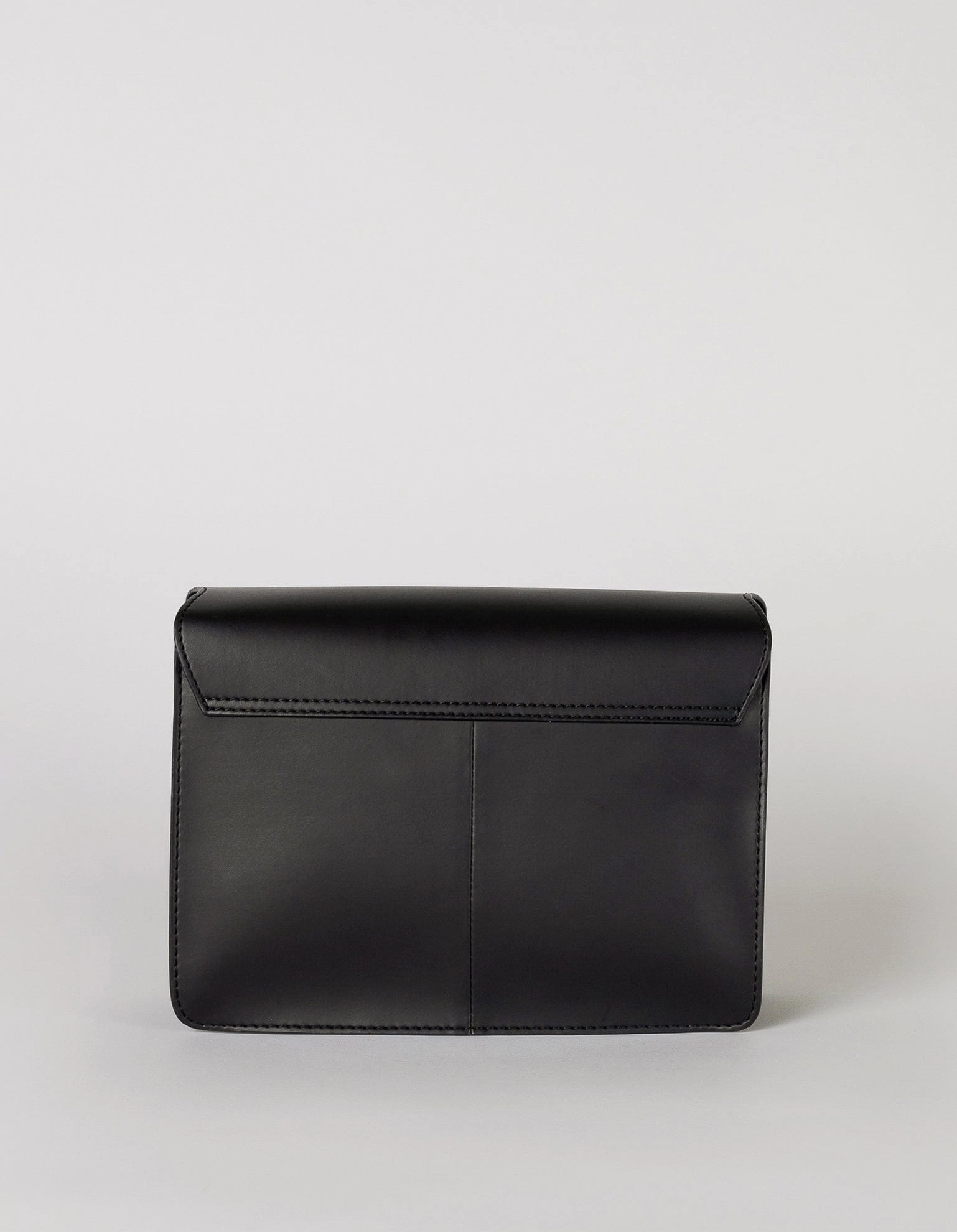 Audrey Apple Leather Vegan Crossbody | Black