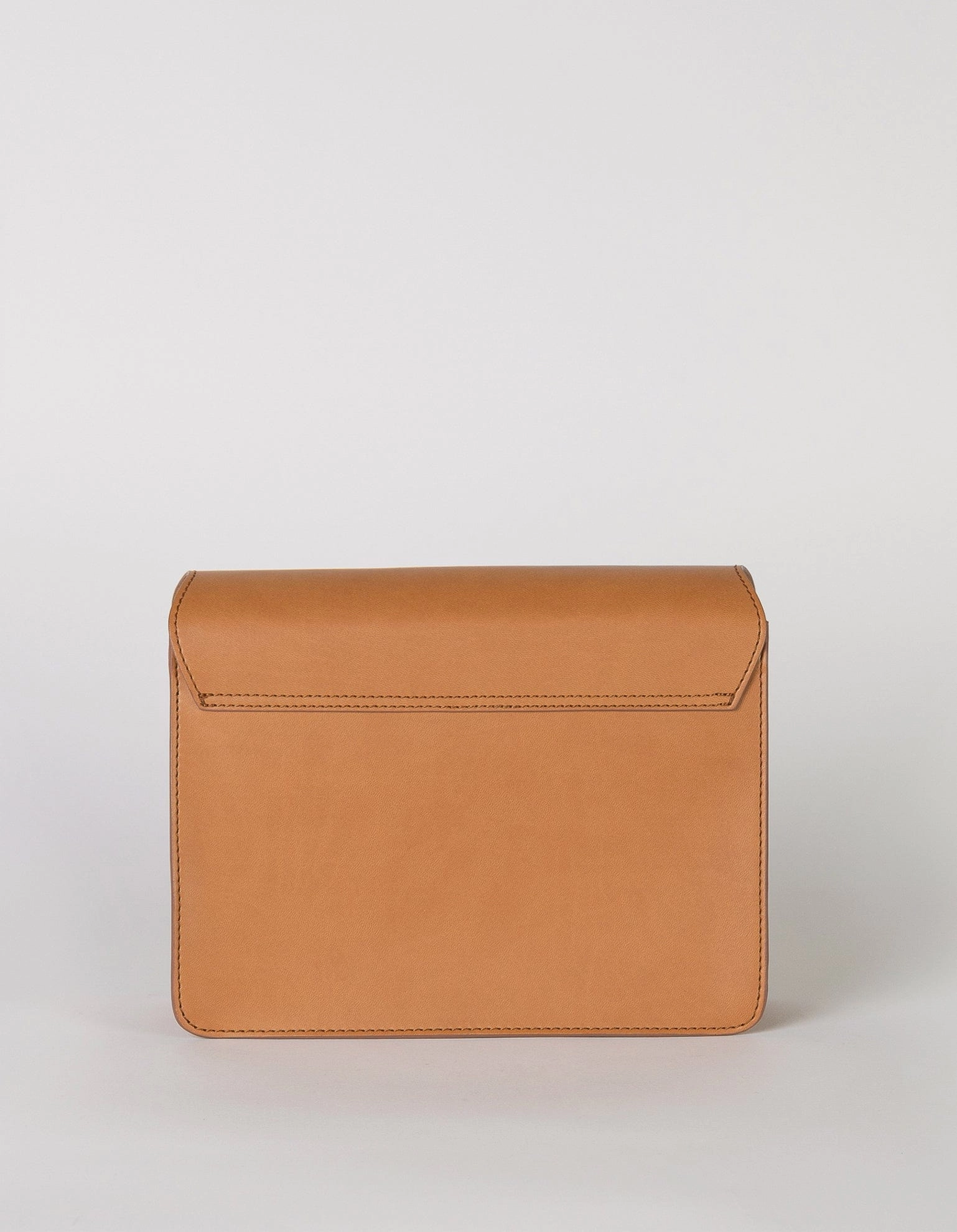 Audrey Apple Leather Vegan Crossbody | Brown