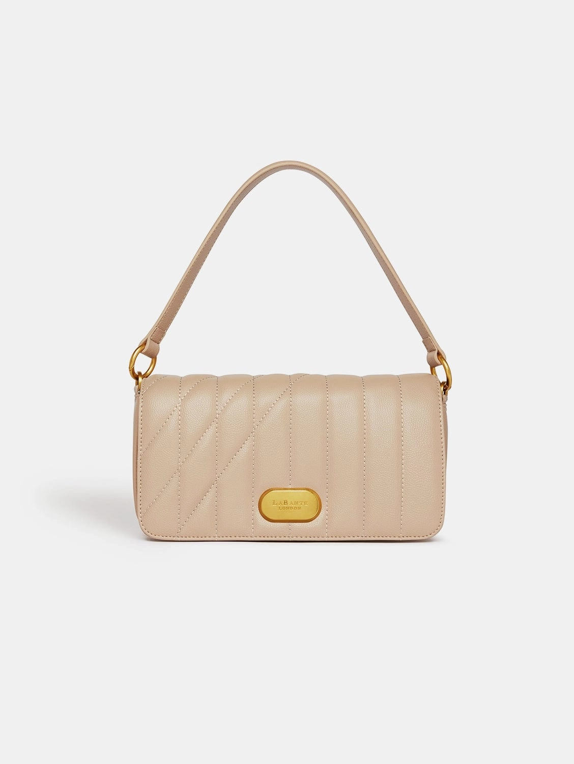 Aurora Vegan Leather Crossbody Bag | Beige