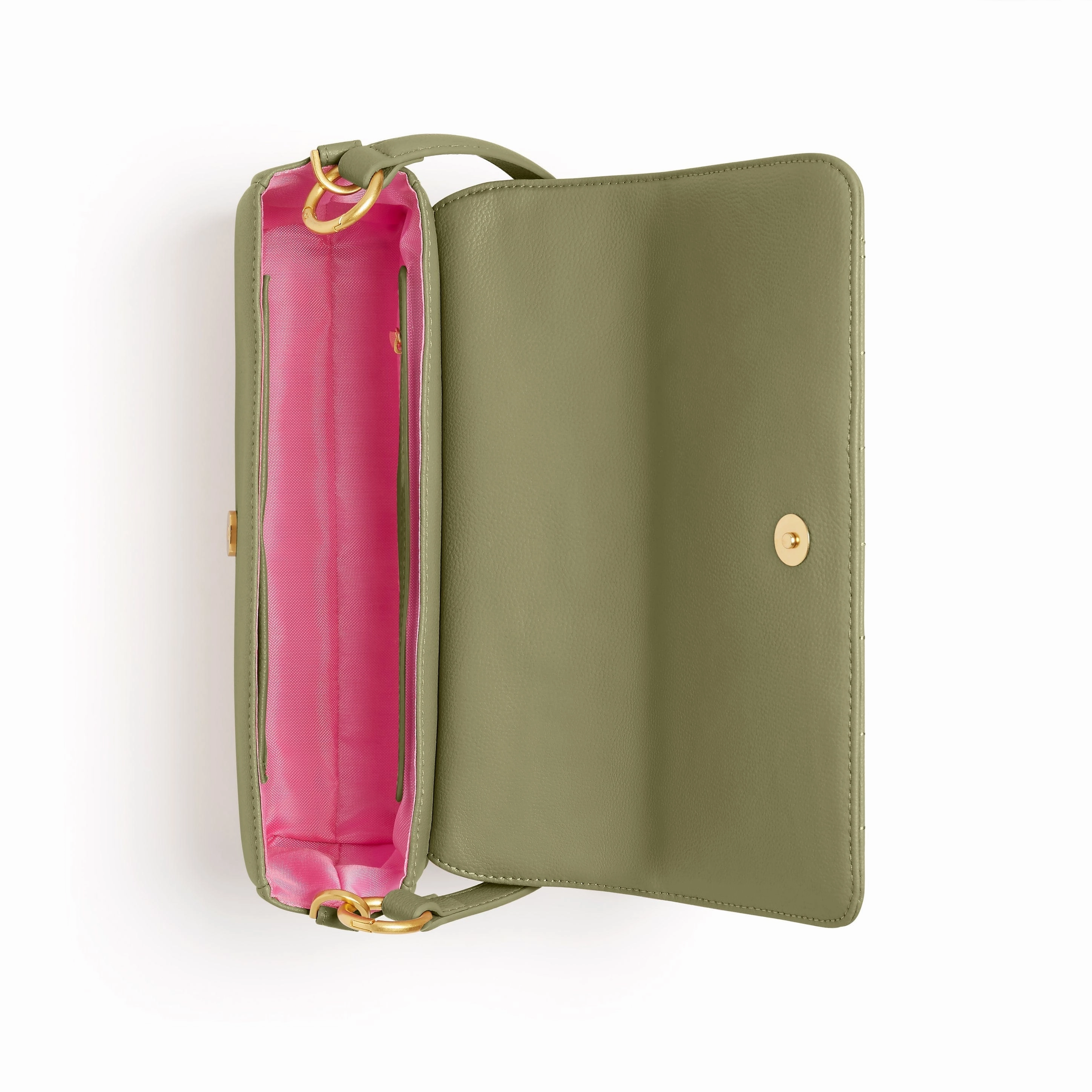 Aurora Vegan Leather Crossbody Bag | Green