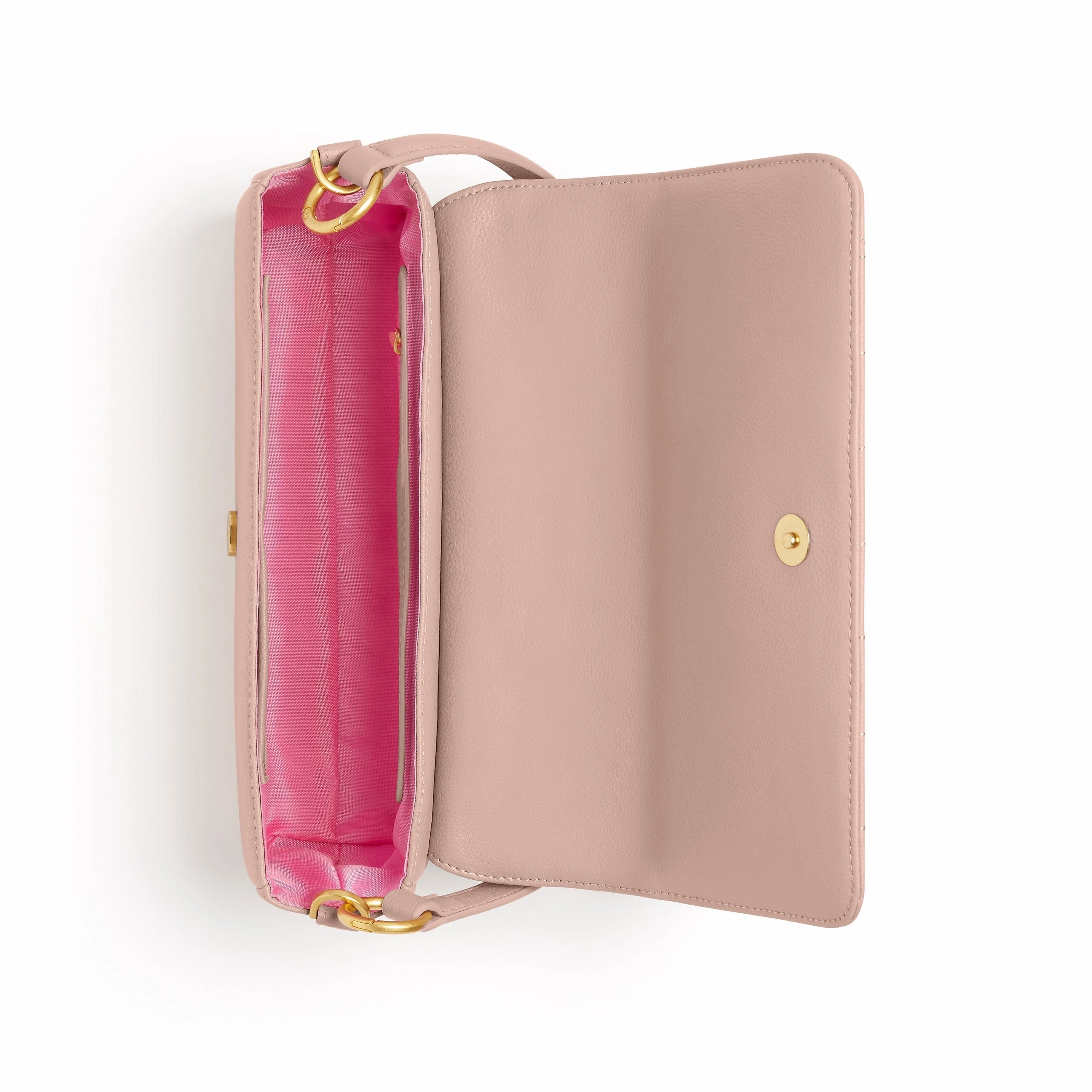 Aurora Vegan Leather Crossbody Bag | Pink