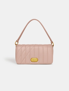 Aurora Vegan Leather Crossbody Bag | Pink