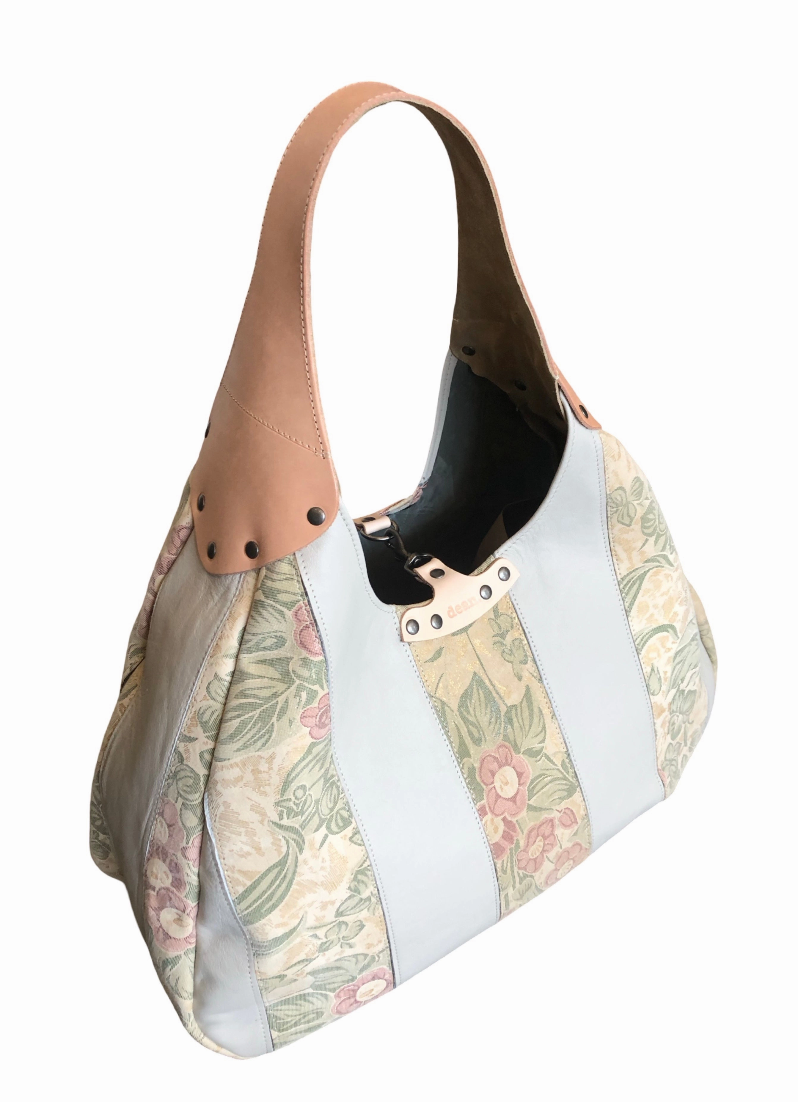 B23  butterfly & floral striped