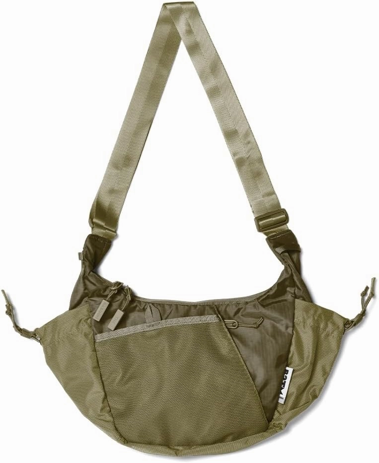 Baboon to the Moon Crescent Crossbody Bag C Water-Repellent Sling Bag for Women, Small Travel Purse, Lightweight Shoulder Bag