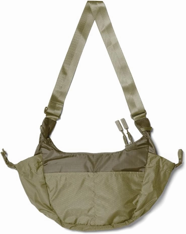 Baboon to the Moon Crescent Crossbody Bag C Water-Repellent Sling Bag for Women, Small Travel Purse, Lightweight Shoulder Bag