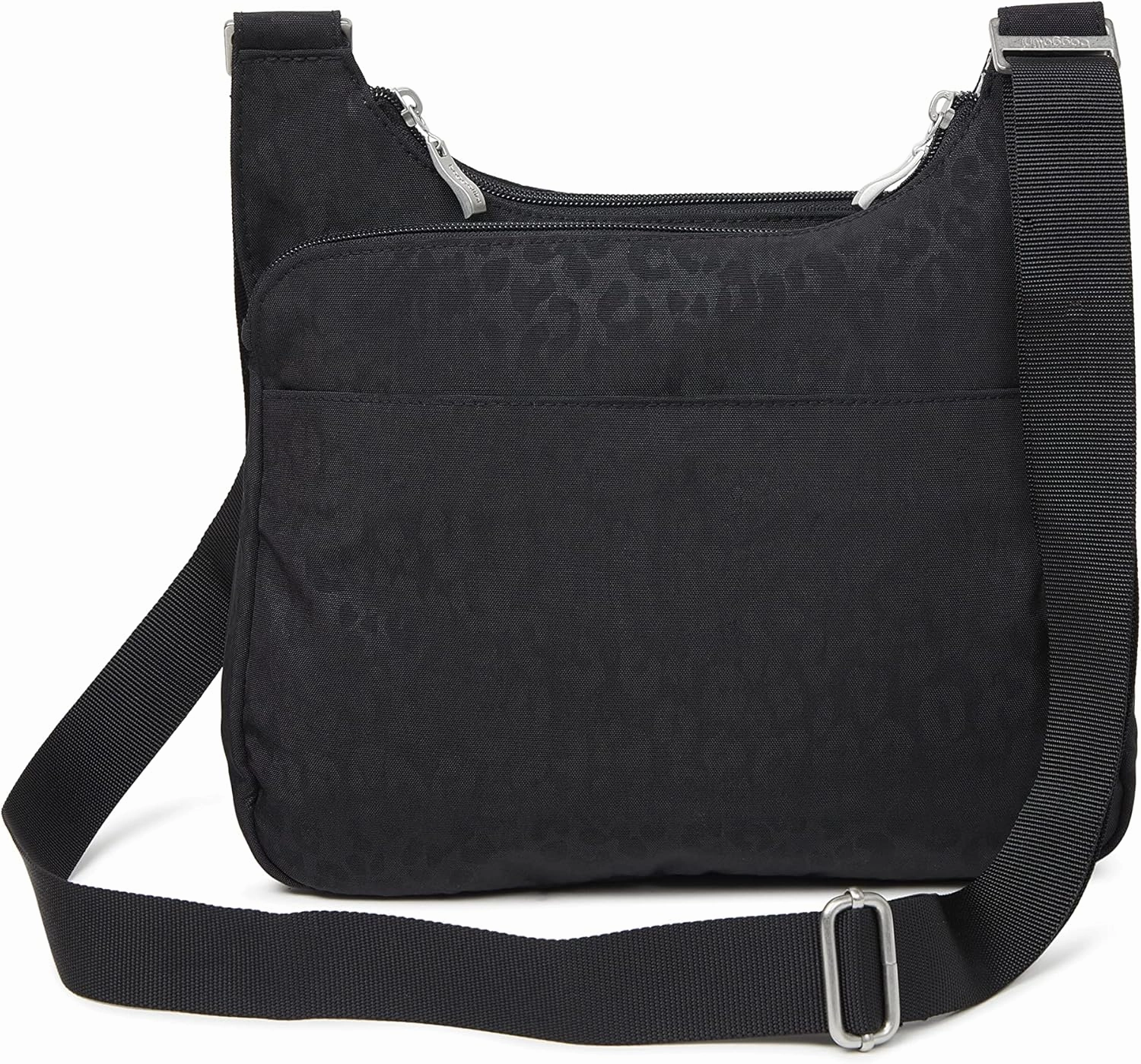 Baggallini Cross Over Crossbody Women 11x8.5 Medium Travel Bag Lightweight Water-Resistant Nylon Organized Handbag Purse