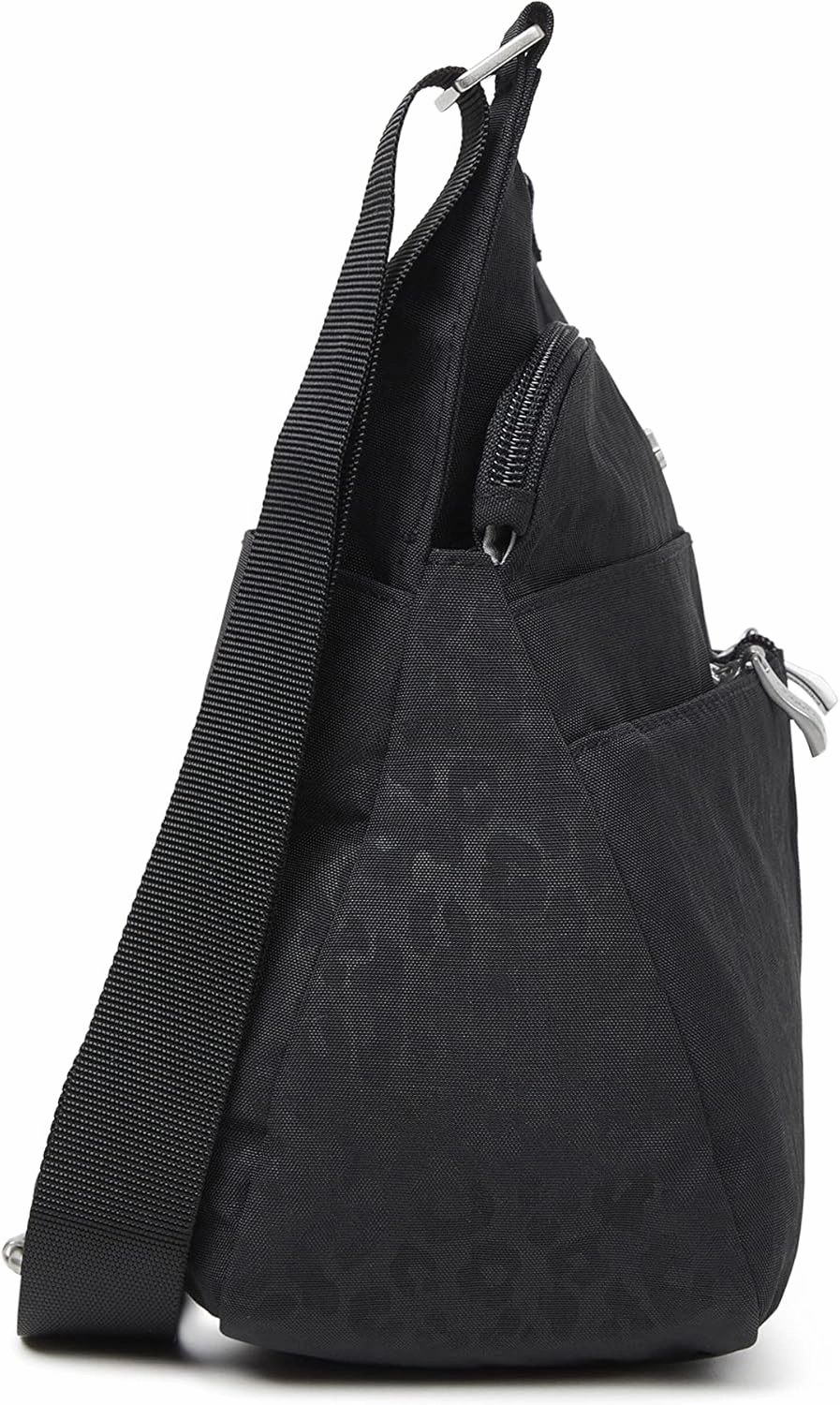 Baggallini Cross Over Crossbody Women 11x8.5 Medium Travel Bag Lightweight Water-Resistant Nylon Organized Handbag Purse