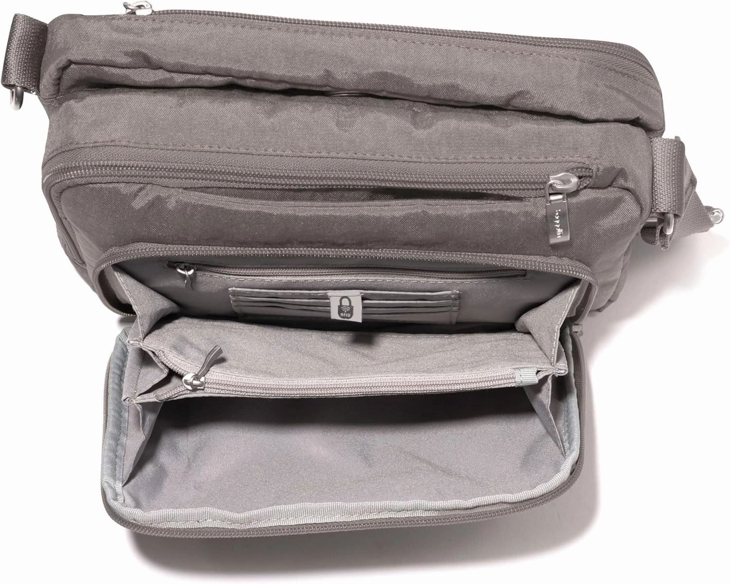 Baggallini Modern Camera 7"x9" Crossbody Bag W/Built-in Wallet, Compartments & RFID Slots