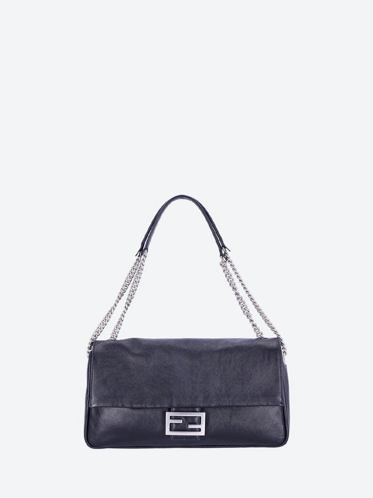 Baguette chain vitello corvara handbag