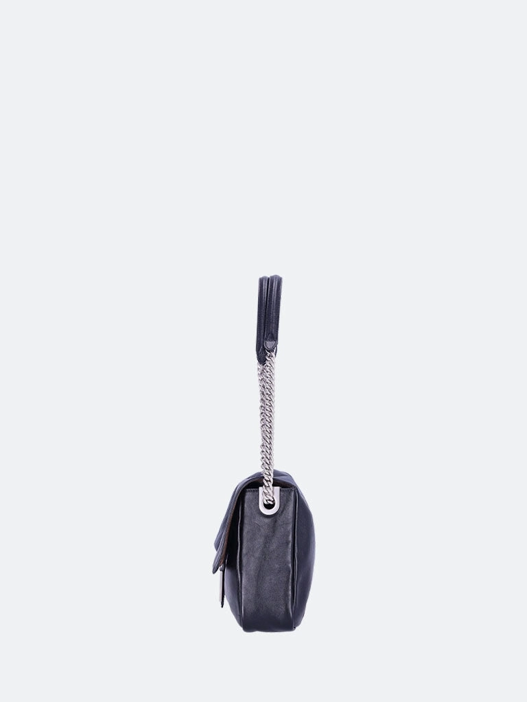 Baguette chain vitello corvara handbag