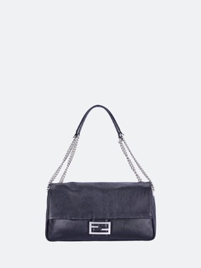 Baguette chain vitello corvara handbag