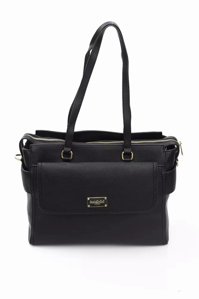 Baldinini Trend Black Polyethylene Women Handbag