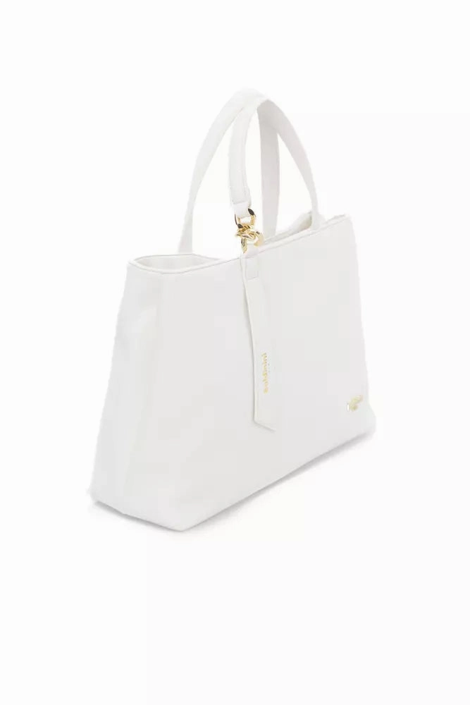 Baldinini Trend White Polyethylene Women Handbag