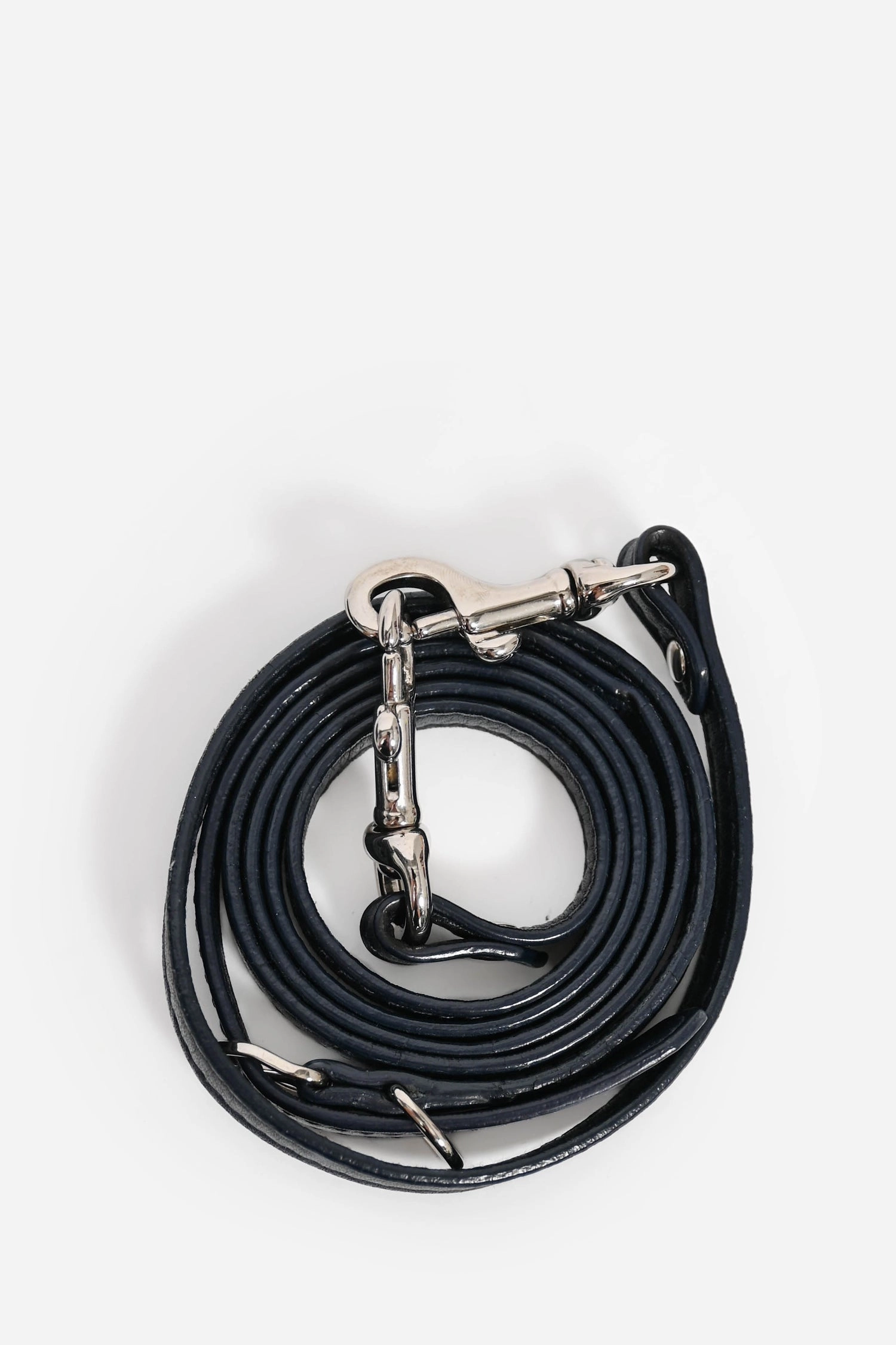 Balenciaga Navy Leather Paper Mini 2Way Bag