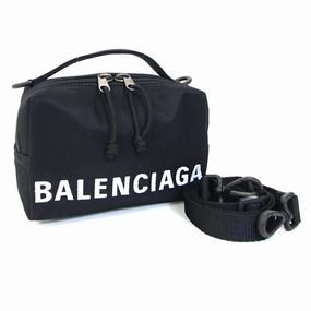 Balenciaga Nylon Canvas Handbag Pochette Pouch Shoulder Bag (Pre-Owned)
