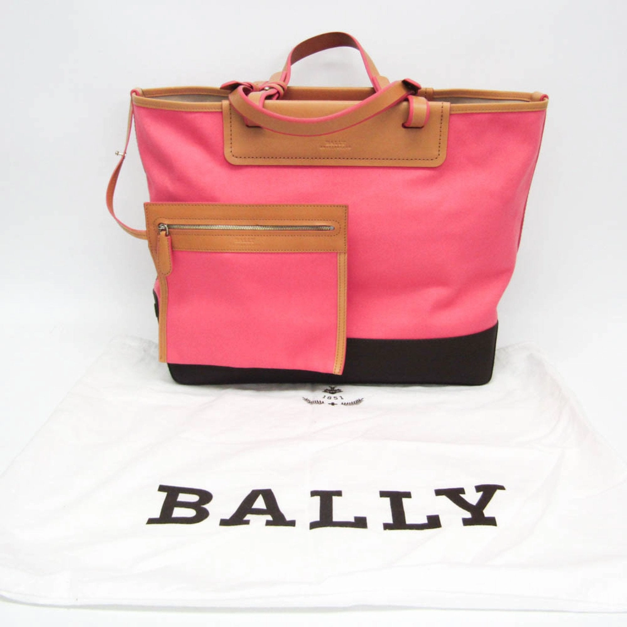 Bally  Canvas Tote Bag (Pre-Owned)