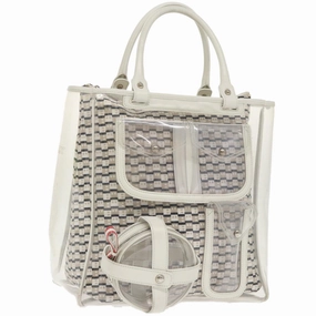 Bally clear Vinyl Tote Bag (Pre-Owned)