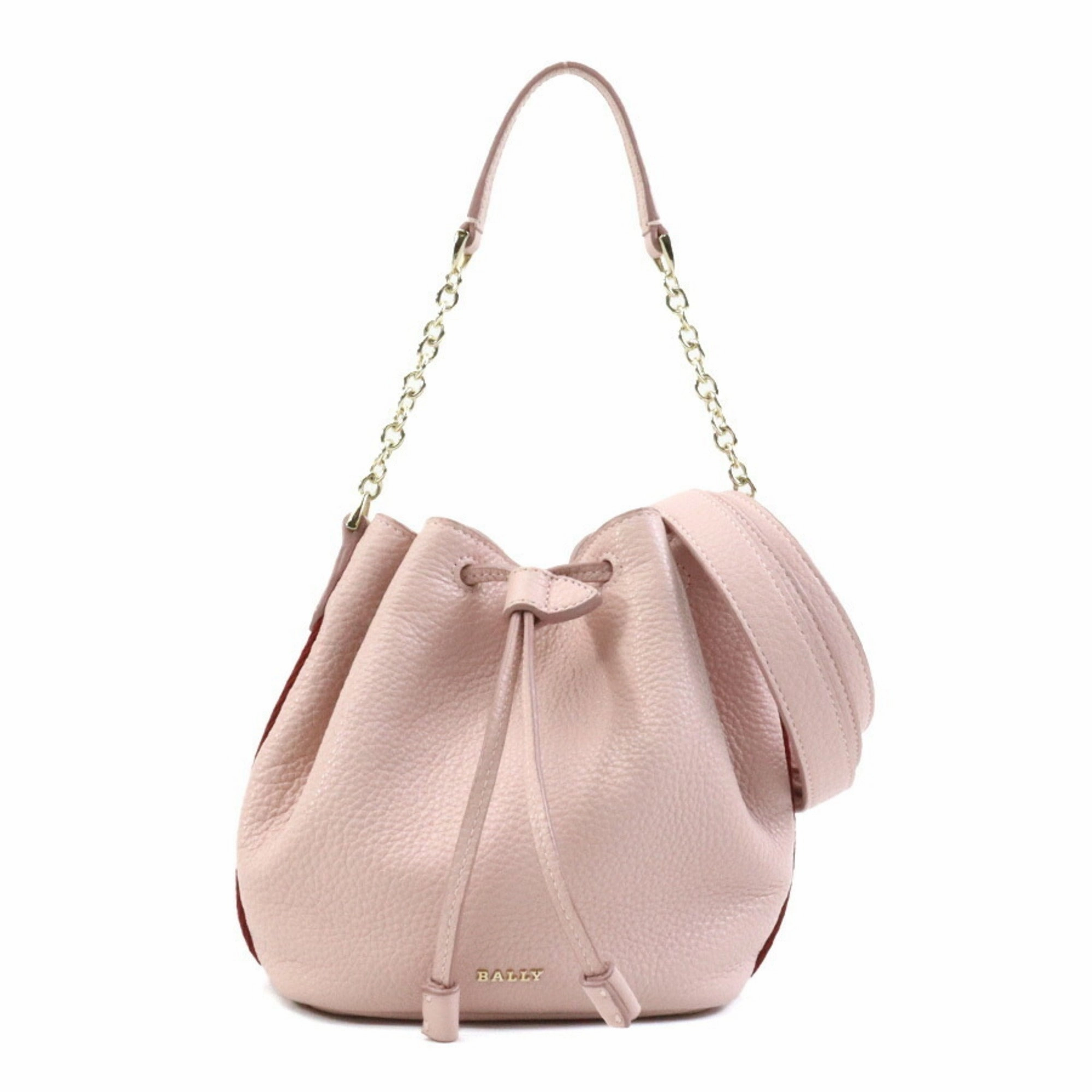 Bally  Leather Handbag Shoulder Bag (Pre-Owned)