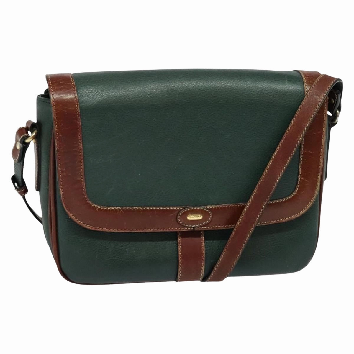 Bally Leather Shoulder Bag (Pre-Owned)