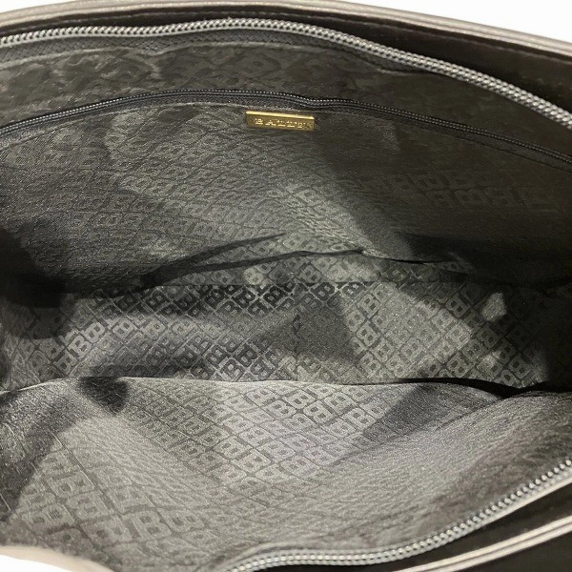 Bally  Leather Shoulder Bag Tote Bag (Pre-Owned)