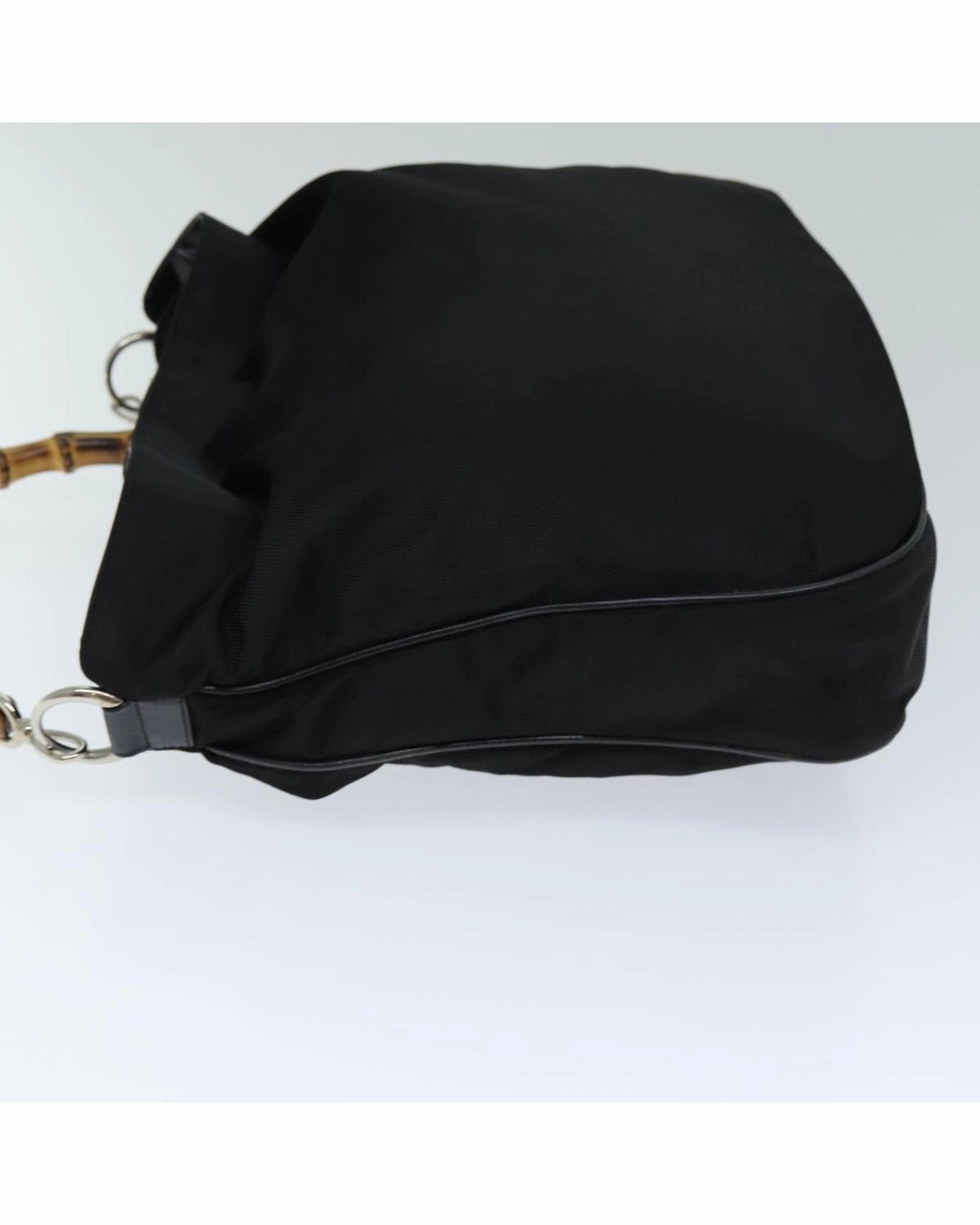 Bamboo Handle Shoulder Bag