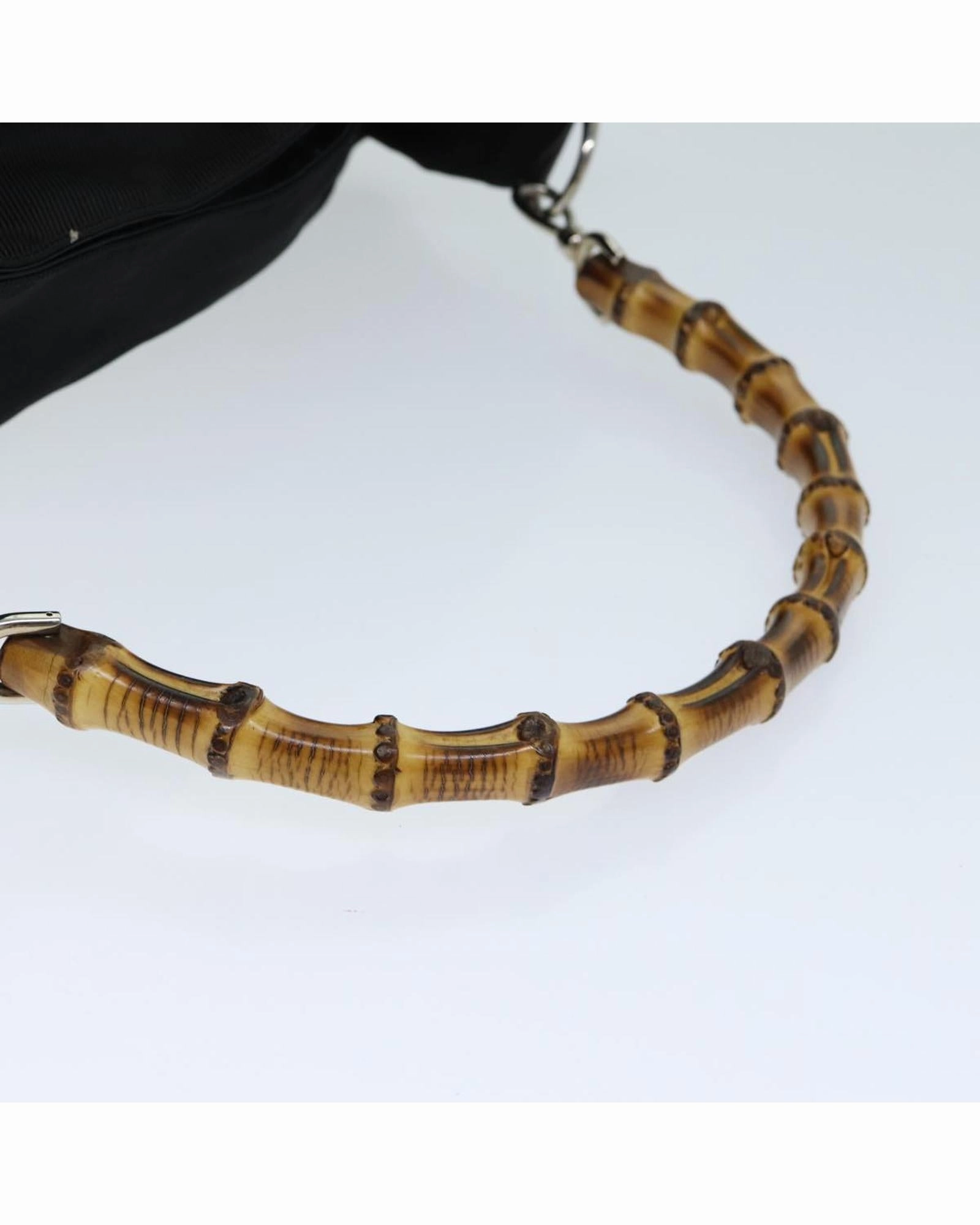 Bamboo Handle Shoulder Bag